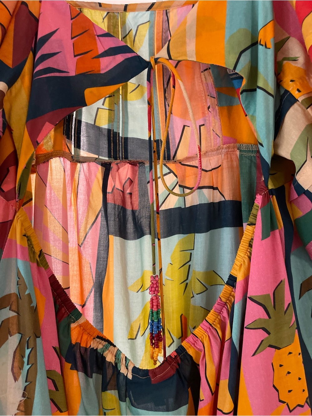 FARM Rio Multicolor Tropical Print Maxi Dress - Picture 4 of 4